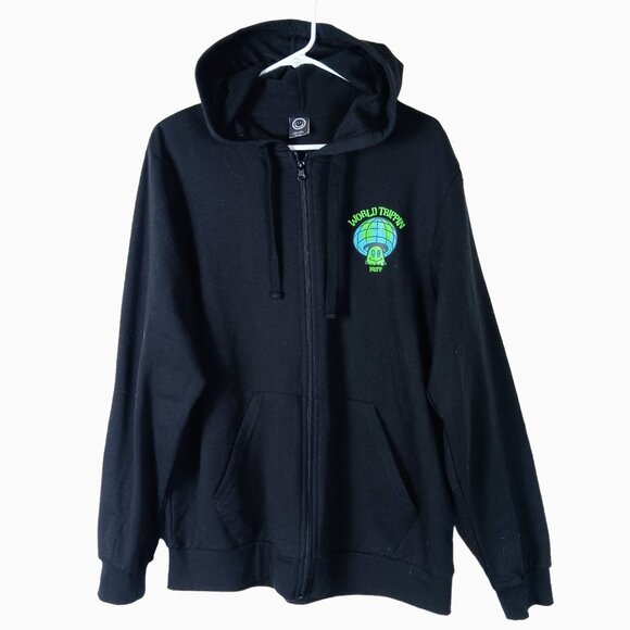 Neff World Trippin Psychedelic Graphic Hoodie L - Picture 6 of 6